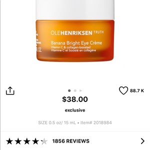 Ole henriksen bright banana eye cream